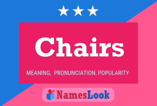 Chairs Naam Poster