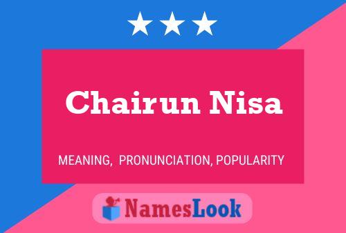 Chairun Nisa Naam Poster