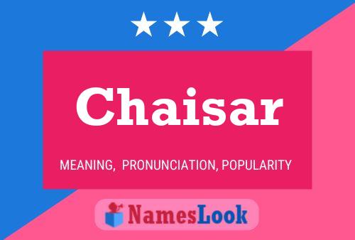 Chaisar Naam Poster