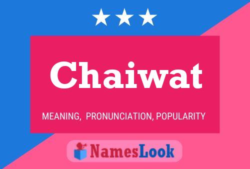 Chaiwat Naam Poster