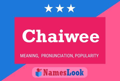 Chaiwee Naam Poster