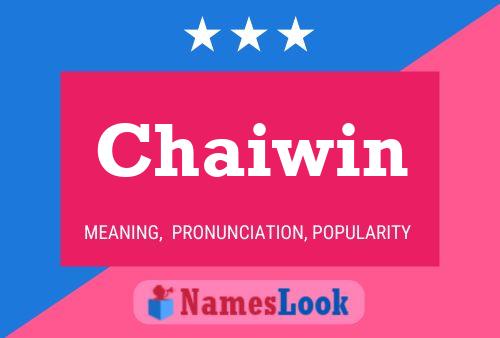 Chaiwin Naam Poster