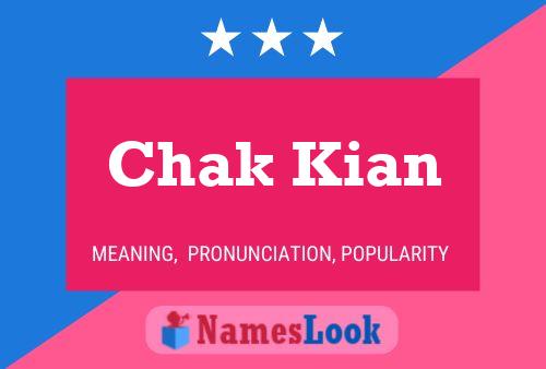 Chak Kian Naam Poster