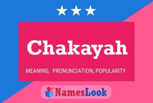 Chakayah Naam Poster