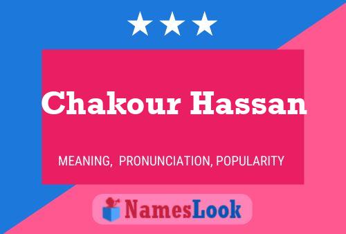 Chakour Hassan Naam Poster