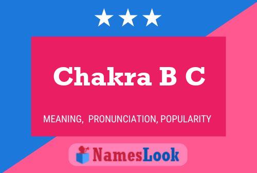 Chakra B C Naam Poster