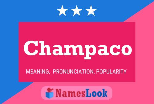 Champaco Naam Poster