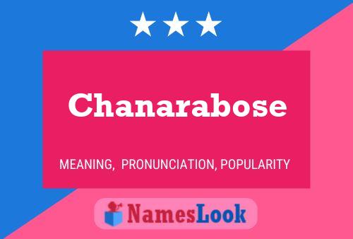 Chanarabose Naam Poster