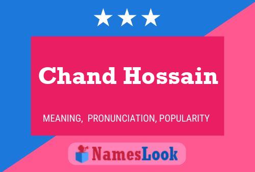 Chand Hossain Naam Poster