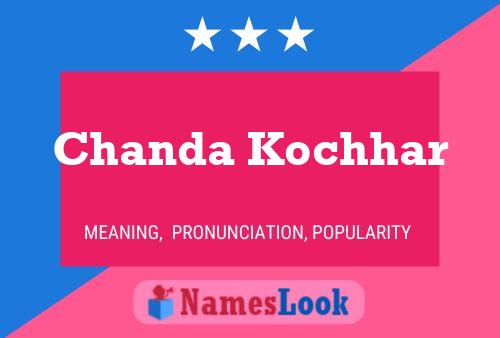 Chanda Kochhar Naam Poster