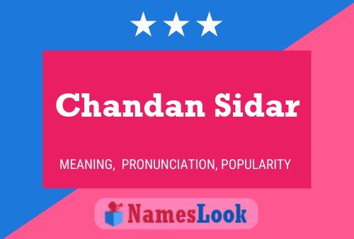 Chandan Sidar Naam Poster