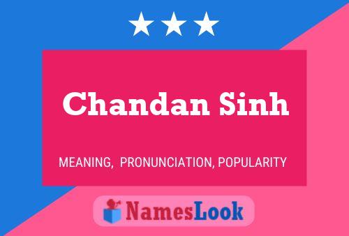 Chandan Sinh Naam Poster