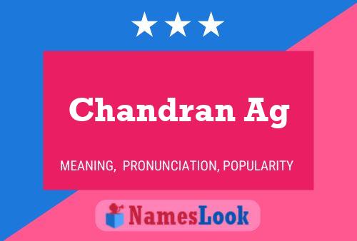 Chandran Ag Naam Poster