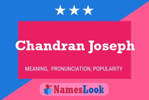 Chandran Joseph Naam Poster