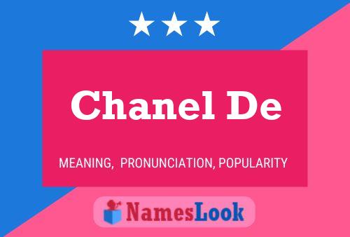 Chanel De Naam Poster