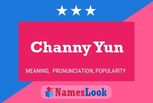 Channy Yun Naam Poster