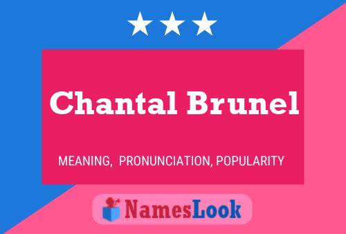 Chantal Brunel Naam Poster