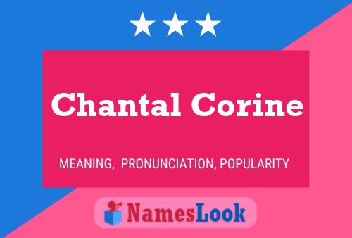 Chantal Corine Naam Poster