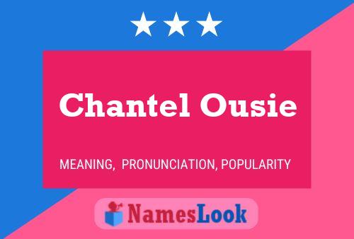 Chantel Ousie Naam Poster