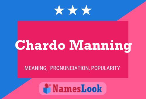 Chardo Manning Naam Poster