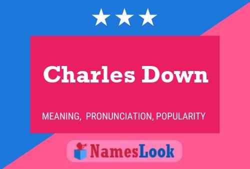 Charles Down Naam Poster