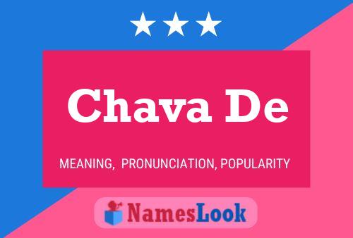 Chava De Naam Poster