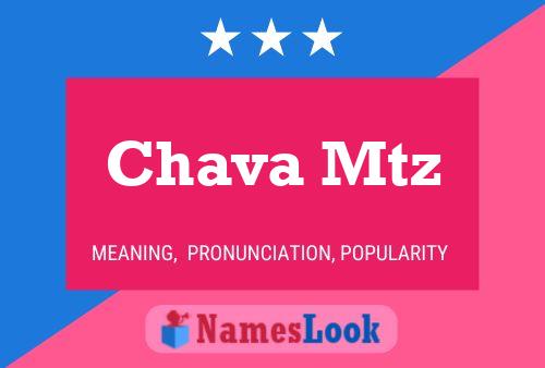 Chava Mtz Naam Poster