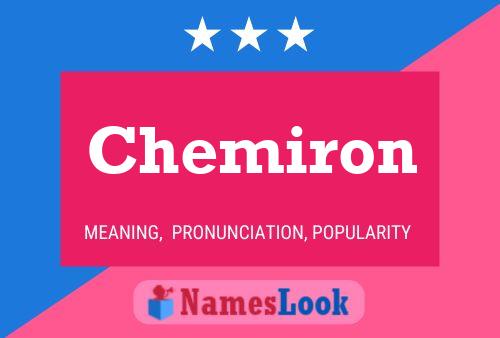 Chemiron Naam Poster