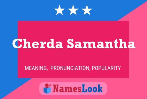 Cherda Samantha Naam Poster