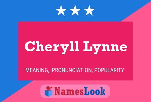 Cheryll Lynne Naam Poster