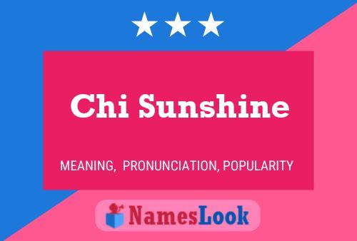 Chi Sunshine Naam Poster