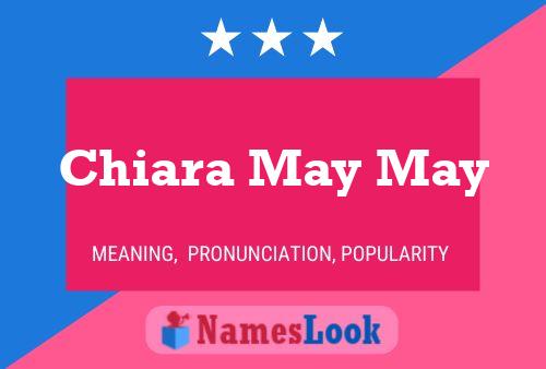 Chiara May May Naam Poster