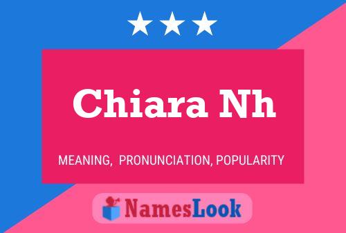 Chiara Nh Naam Poster