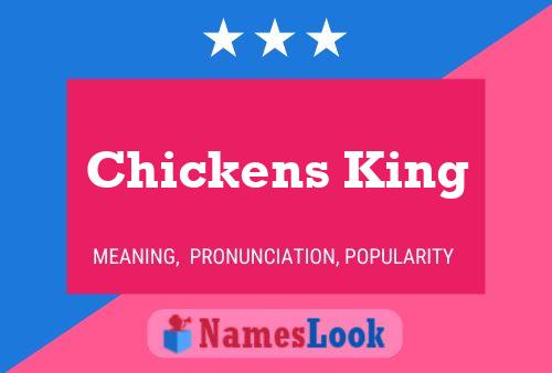 Chickens King Naam Poster