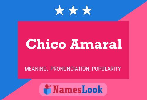 Chico Amaral Naam Poster