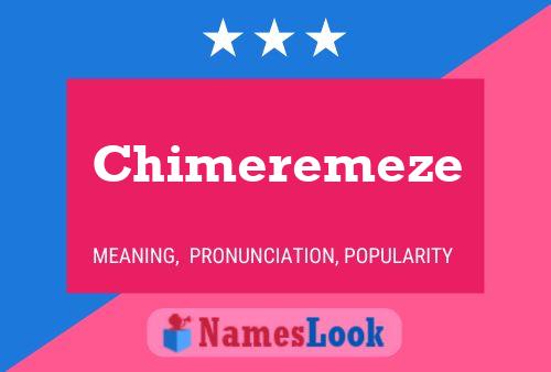 Chimeremeze Naam Poster