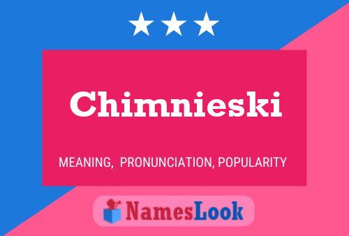 Chimnieski Naam Poster