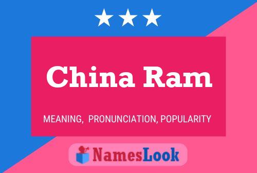 China Ram Naam Poster