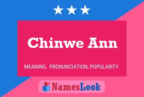 Chinwe Ann Naam Poster