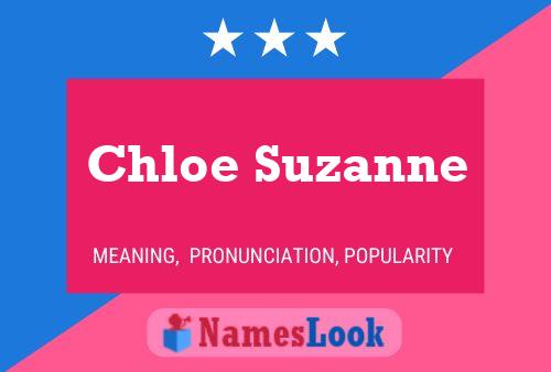 Chloe Suzanne Naam Poster