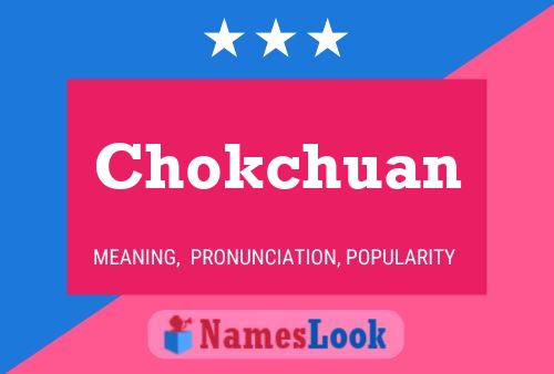 Chokchuan Naam Poster