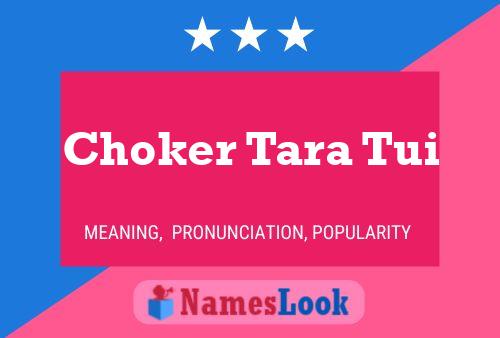 Choker Tara Tui Naam Poster