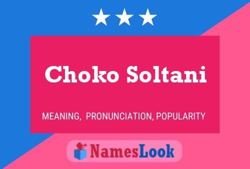 Choko Soltani Naam Poster