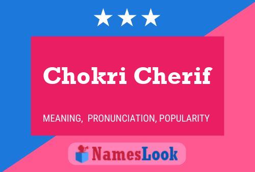 Chokri Cherif Naam Poster