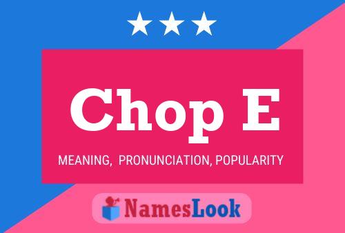 Chop E Naam Poster