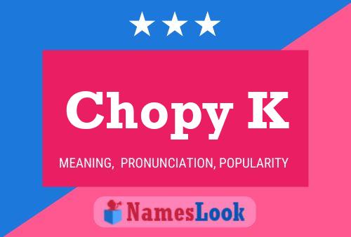 Chopy K Naam Poster