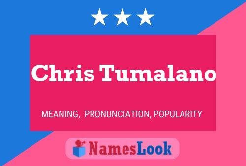 Chris Tumalano Naam Poster