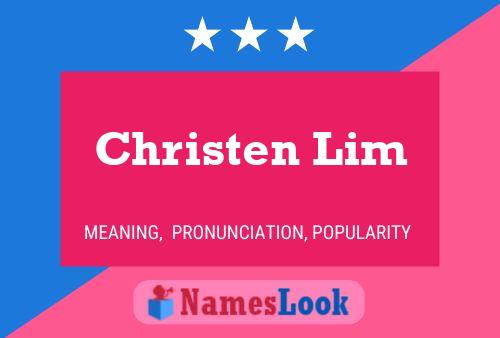 Christen Lim Naam Poster