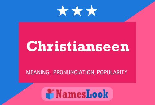 Christianseen Naam Poster