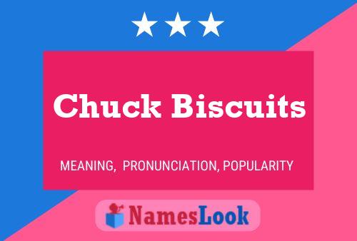 Chuck Biscuits Naam Poster